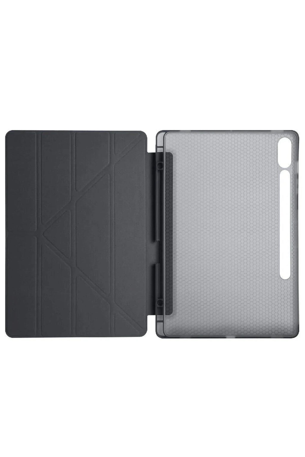Mey İthalat® Samsung Galaxy X510 Tab S9 FE 11 Kılıf Kalemlikli Mars Tablet Kılıfı - Siyah