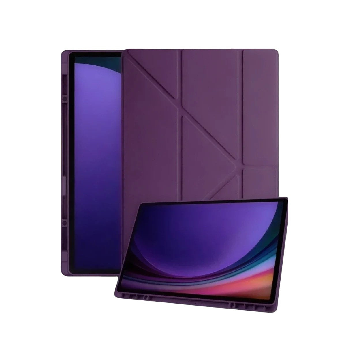 Mey İthalat® Samsung Galaxy X730 Tab S11 Kalemlikli Mars Tablet Kılıfı - Mürdüm