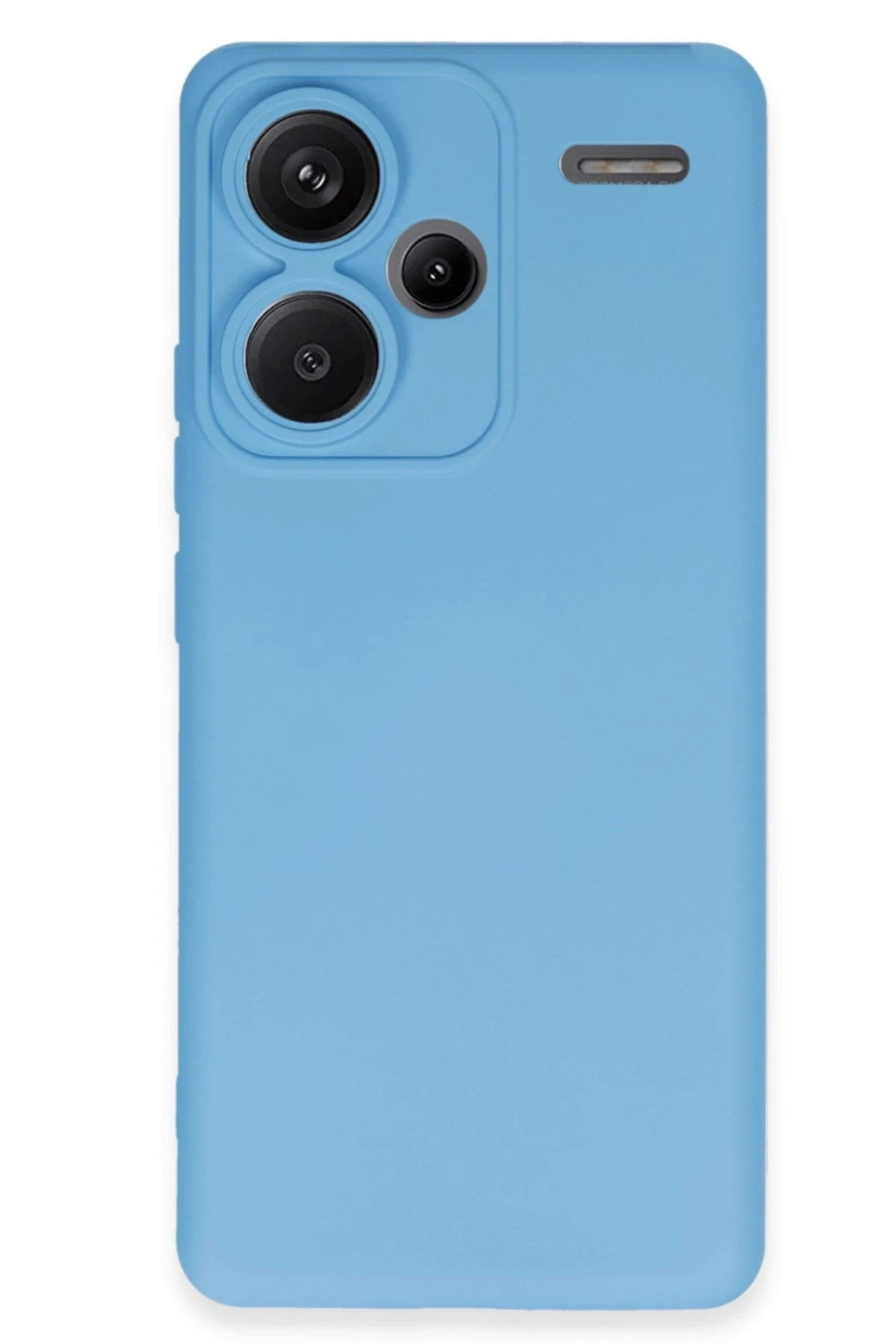 Mey İthalat® Redmi Note 13 Pro Plus Kılıf Nano içi Kadife Silikon - Mavi