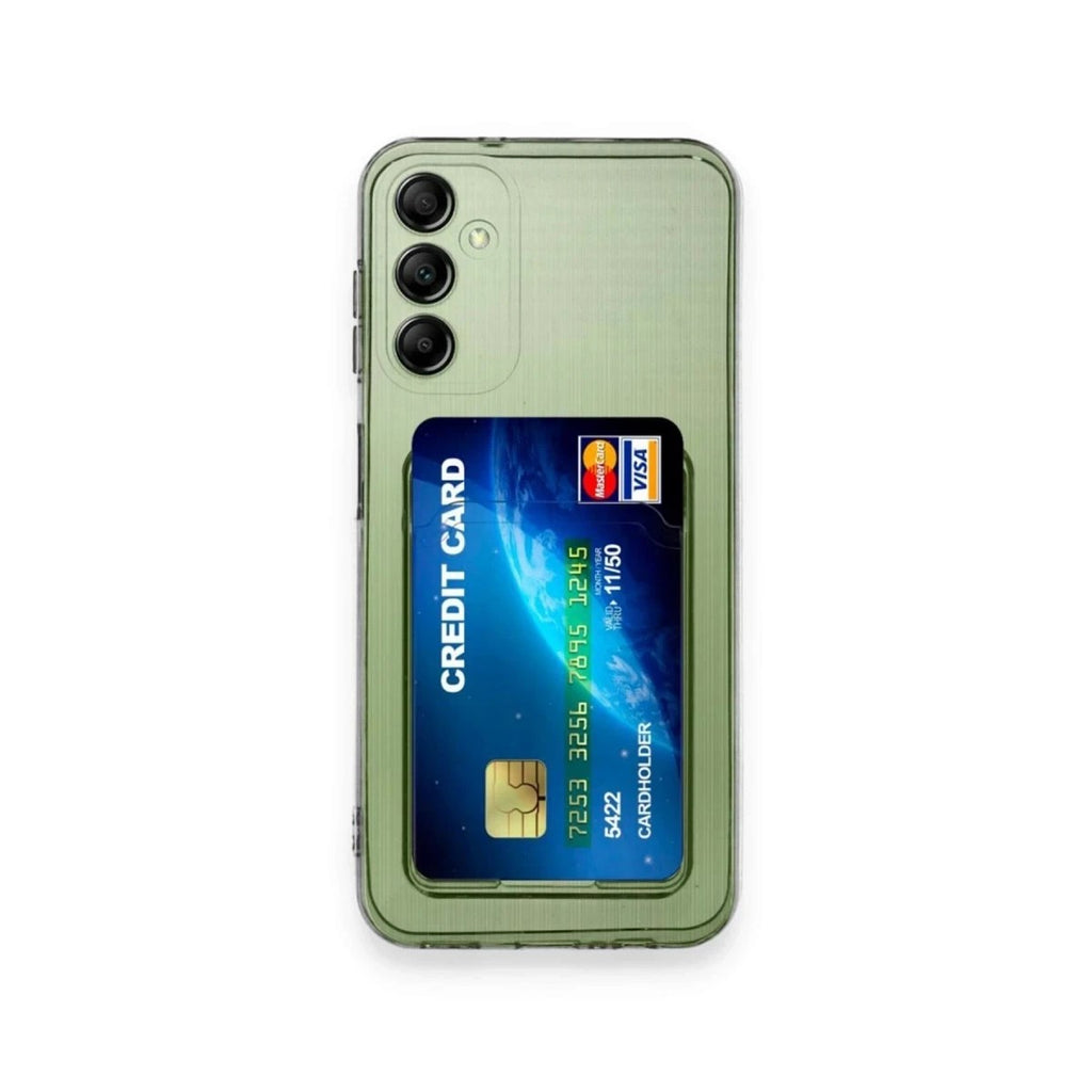 Mey İthalat® Samsung Galaxy M15 Kılıf Kart Şeffaf Silikon - Şeffaf