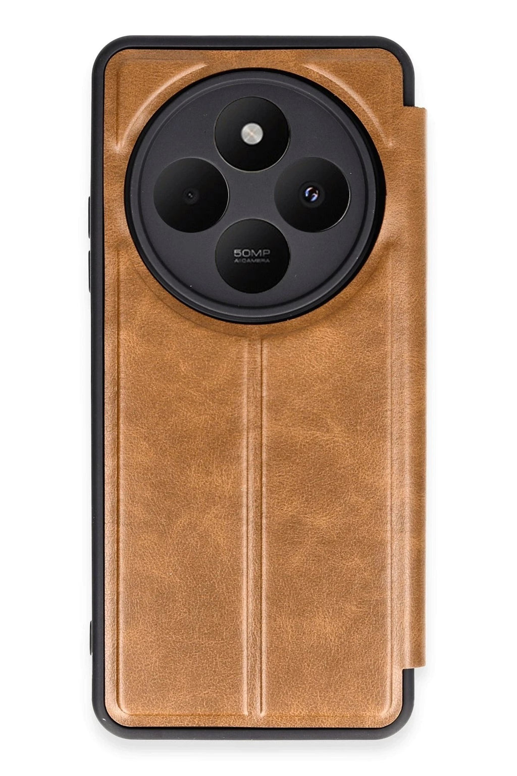 Mey İthalat® Redmi 14C Kılıf Flip Cover - Taba