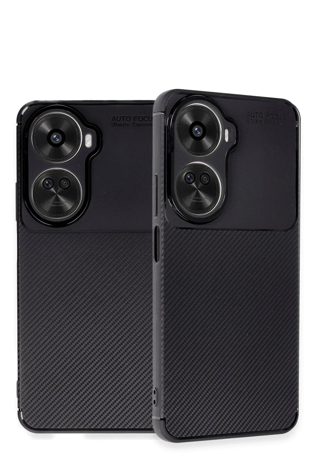 Mey İthalat® Huawei Nova 12 SE Kılıf Auto Focus Karbon Kapak - Siyah