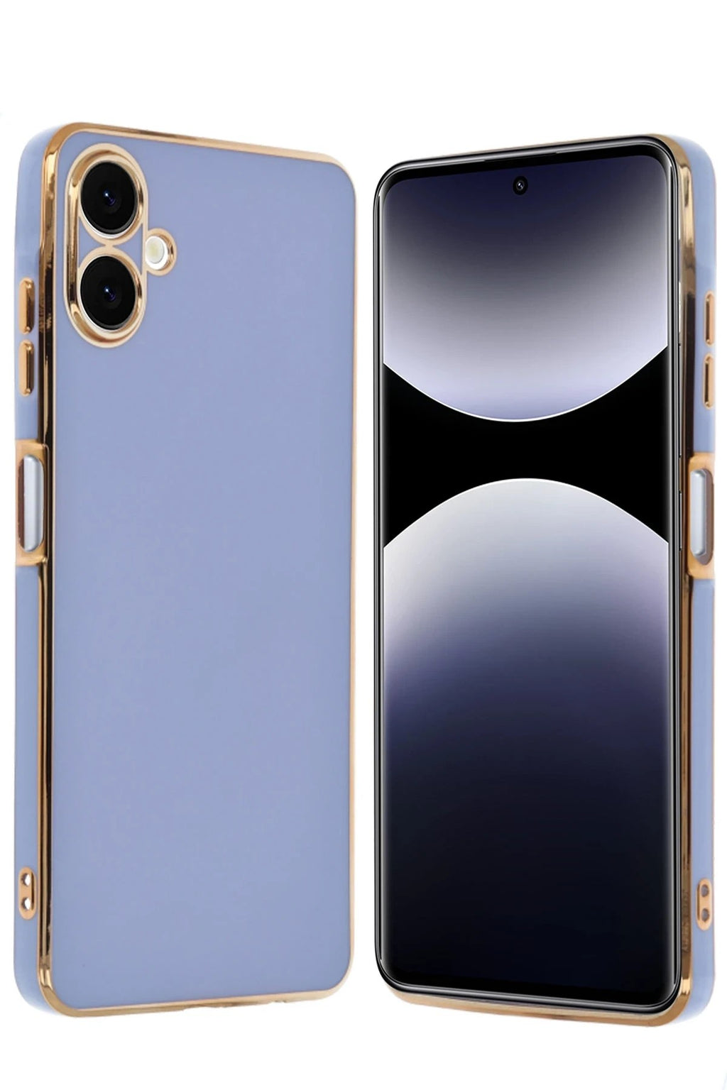 Mey İthalat® Samsung Galaxy A06 Kılıf Volet Silikon - Mavi