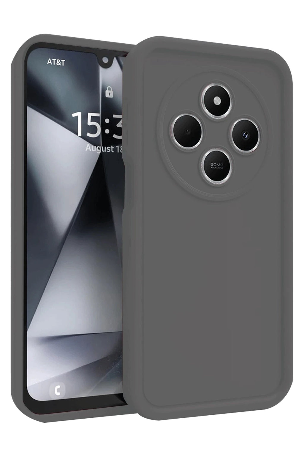 Mey İthalat® Redmi 14C Kılıf Viera Silikon - Gri