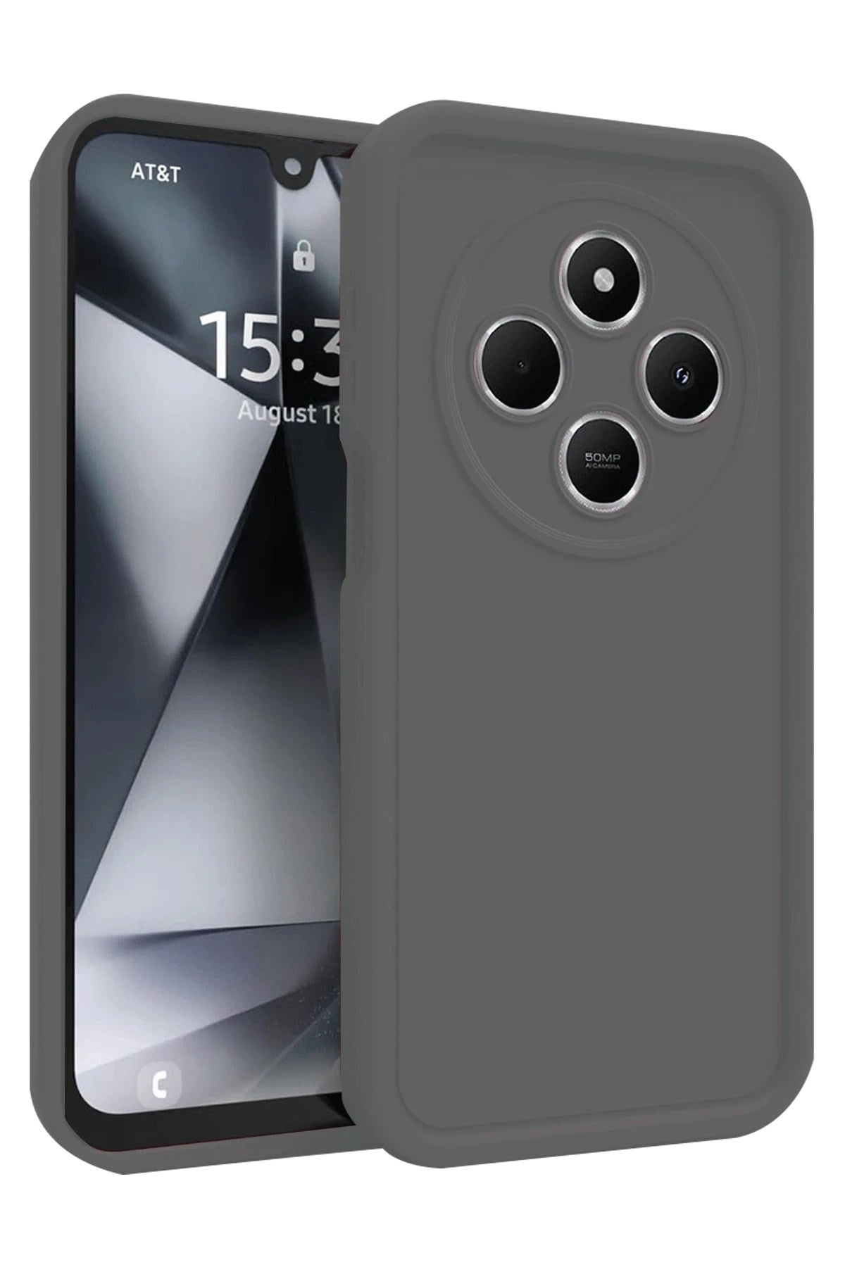 Mey İthalat® Redmi 14C Kılıf Viera Silikon - Gri