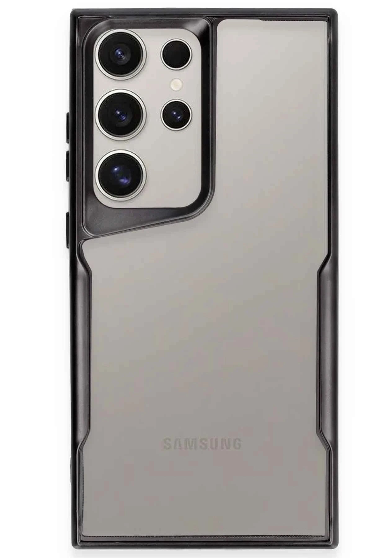 Mey İthalat® Samsung Galaxy S25 Ultra Kılıf Boyi Silikon Kapak - Siyah