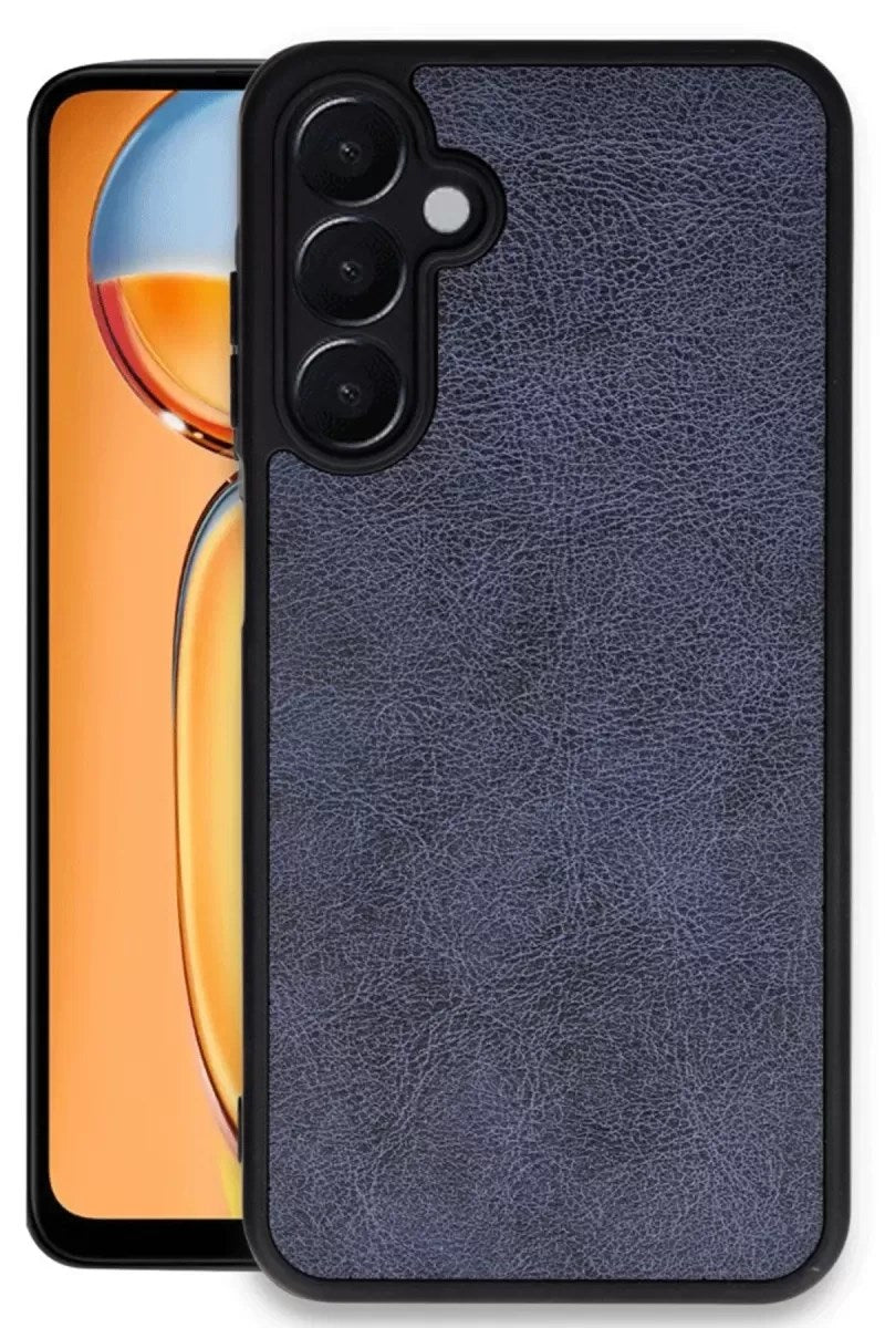 Mey İthalat® Samsung Galaxy A36 Kılıf Aras Deri Kapak - Lacivert