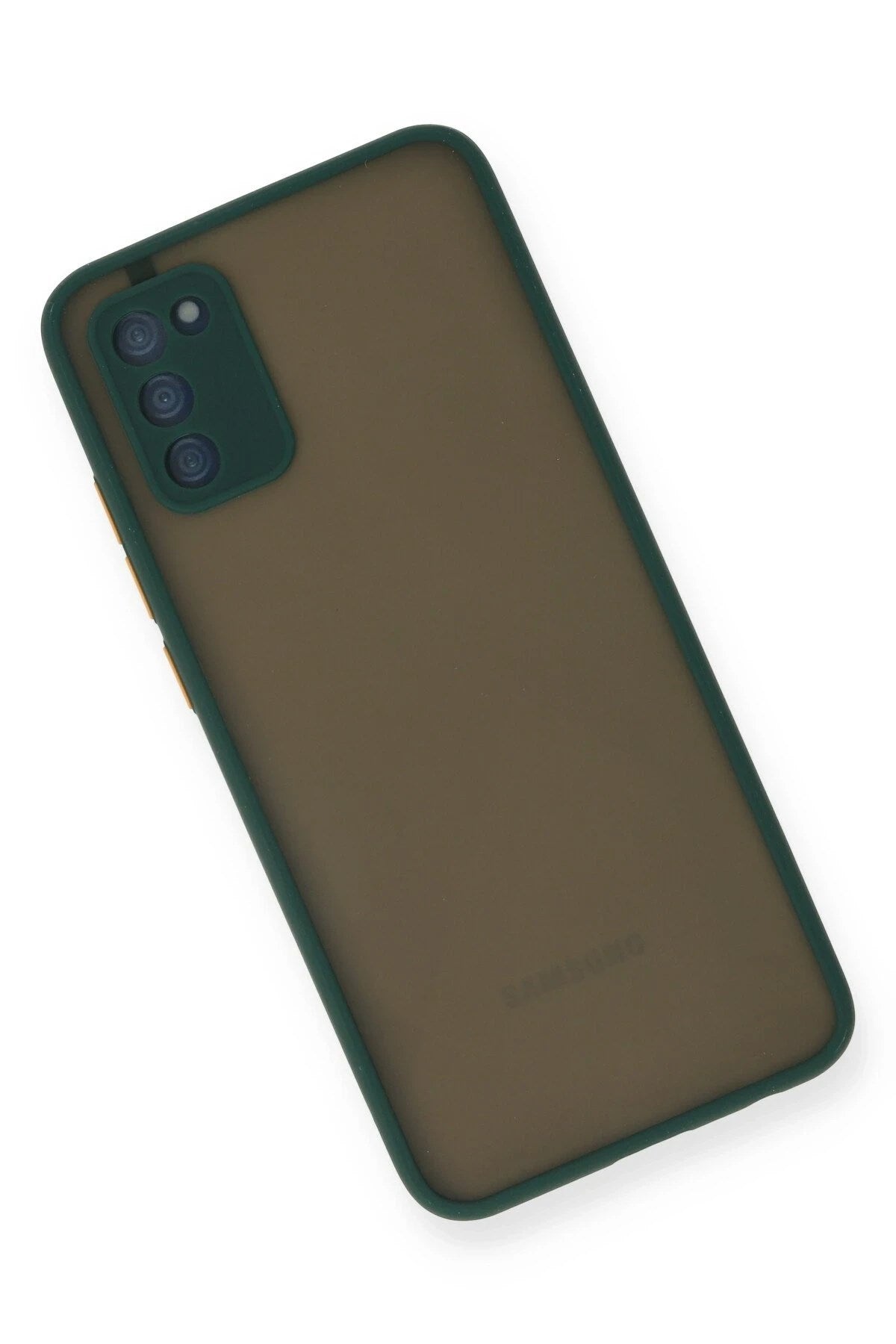 Mey İthalat® Samsung Galaxy A02S Kılıf Montreal Silikon Kapak - Yeşil