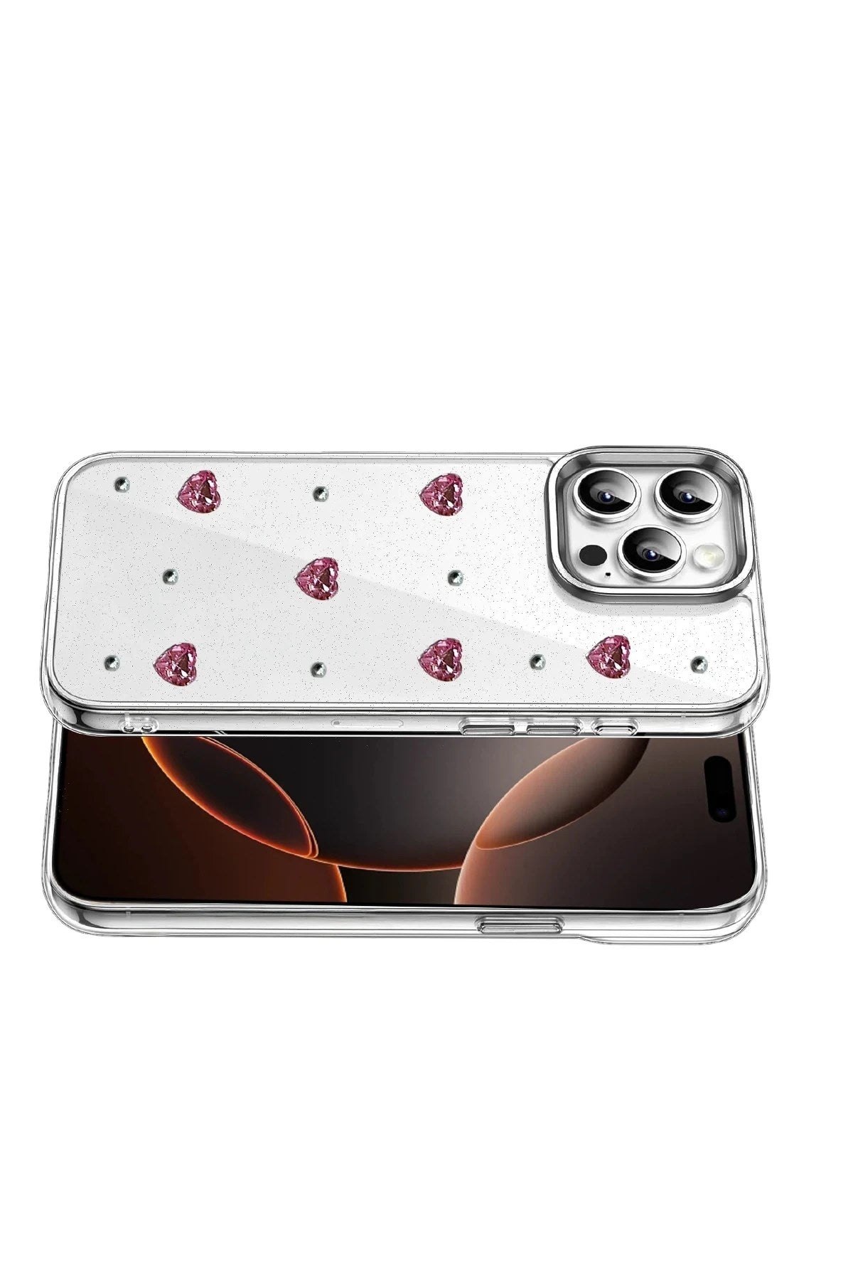 Mey İthalat® iPhone 14 Pro Max Fiyonk Desenli Kapak - Desen 3