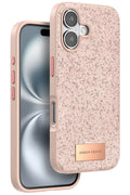 Mey İthalat® iPhone 16 Plus Bright Simli Kapak - Pembe