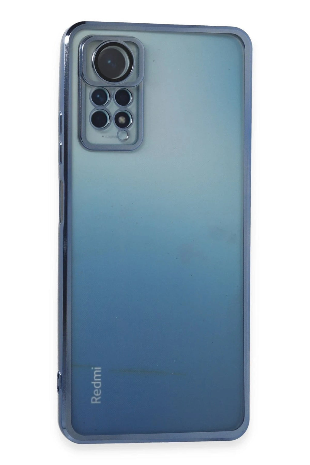 Mey İthalat® Redmi Note 11 Pro Kılıf Lensli Silikon - Açık Mavi