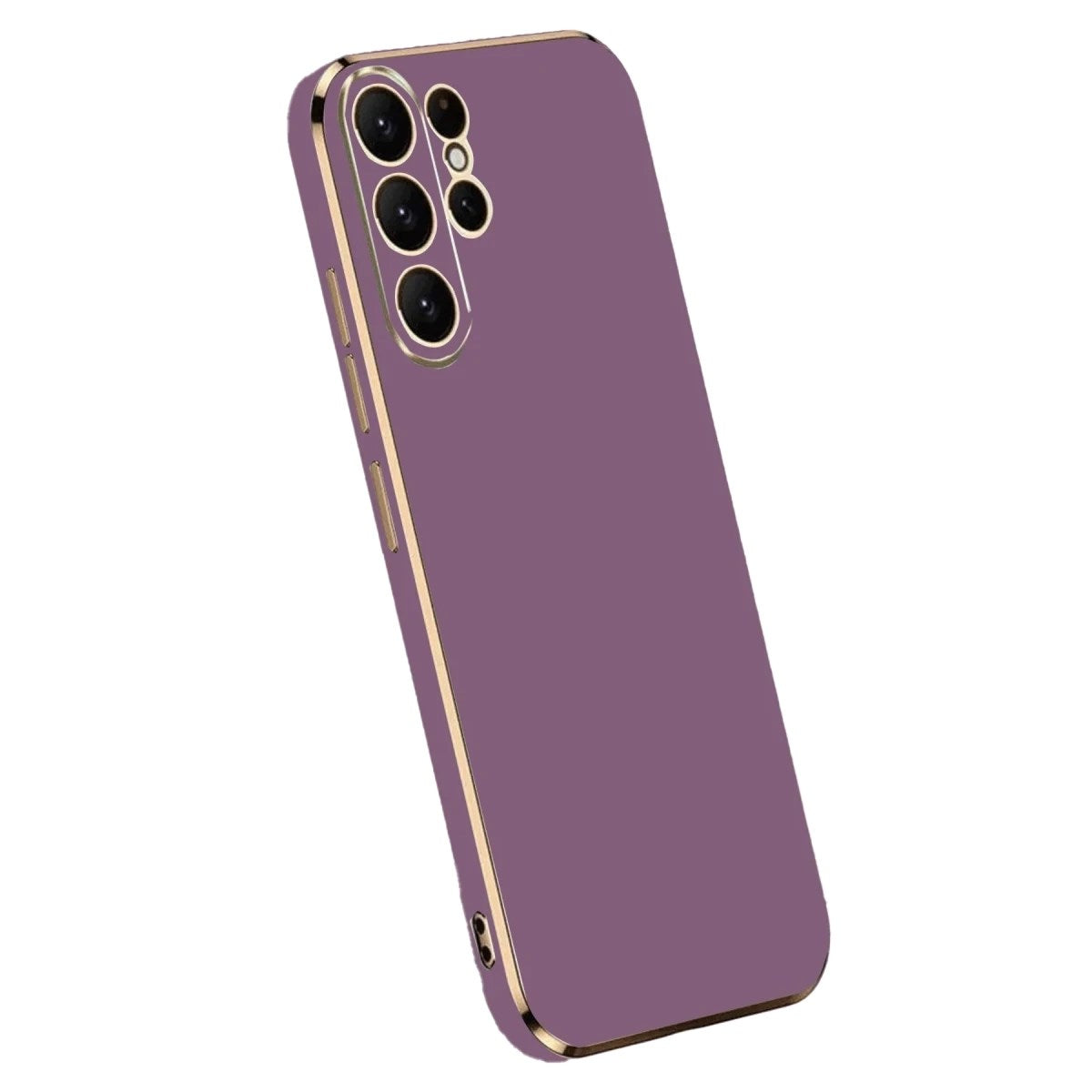 Mey İthalat® Samsung Galaxy S24 Ultra Kılıf Volet Silikon - Mor