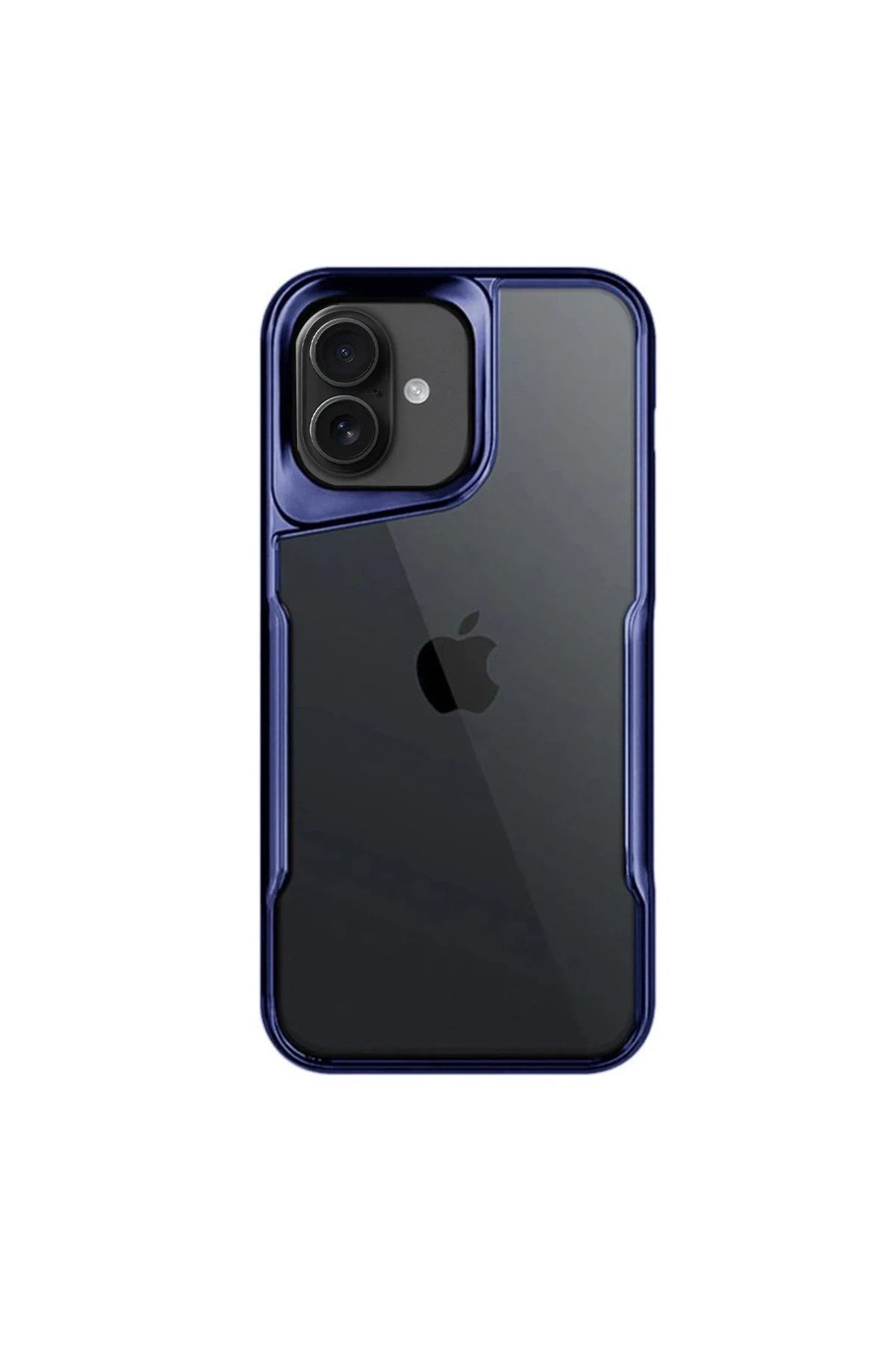 Mey İthalat® iPhone 16 Plus Kılıf Boyi Silikon Kapak - Lacivert