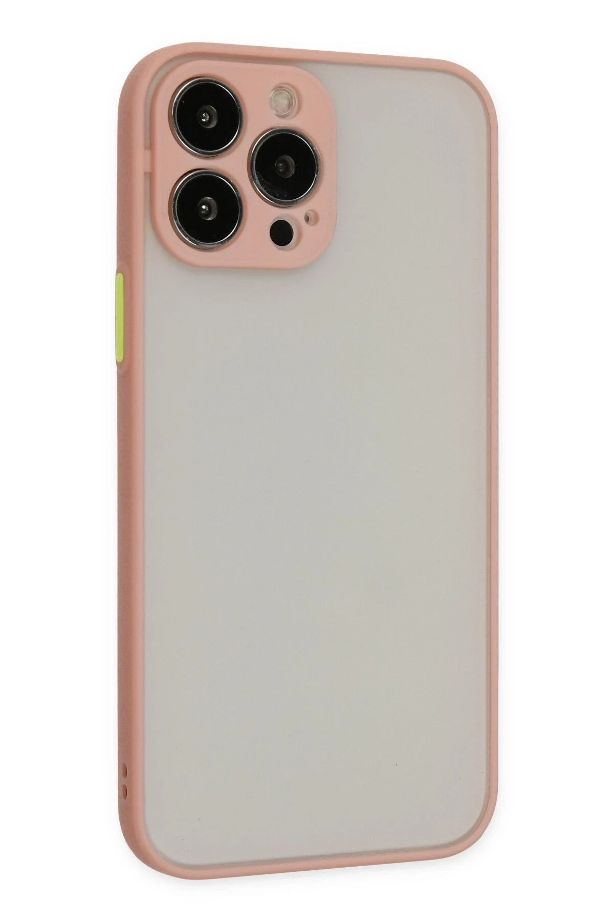 Mey İthalat® iPhone 13 Pro Max Kılıf Montreal Silikon Kapak - Pembe