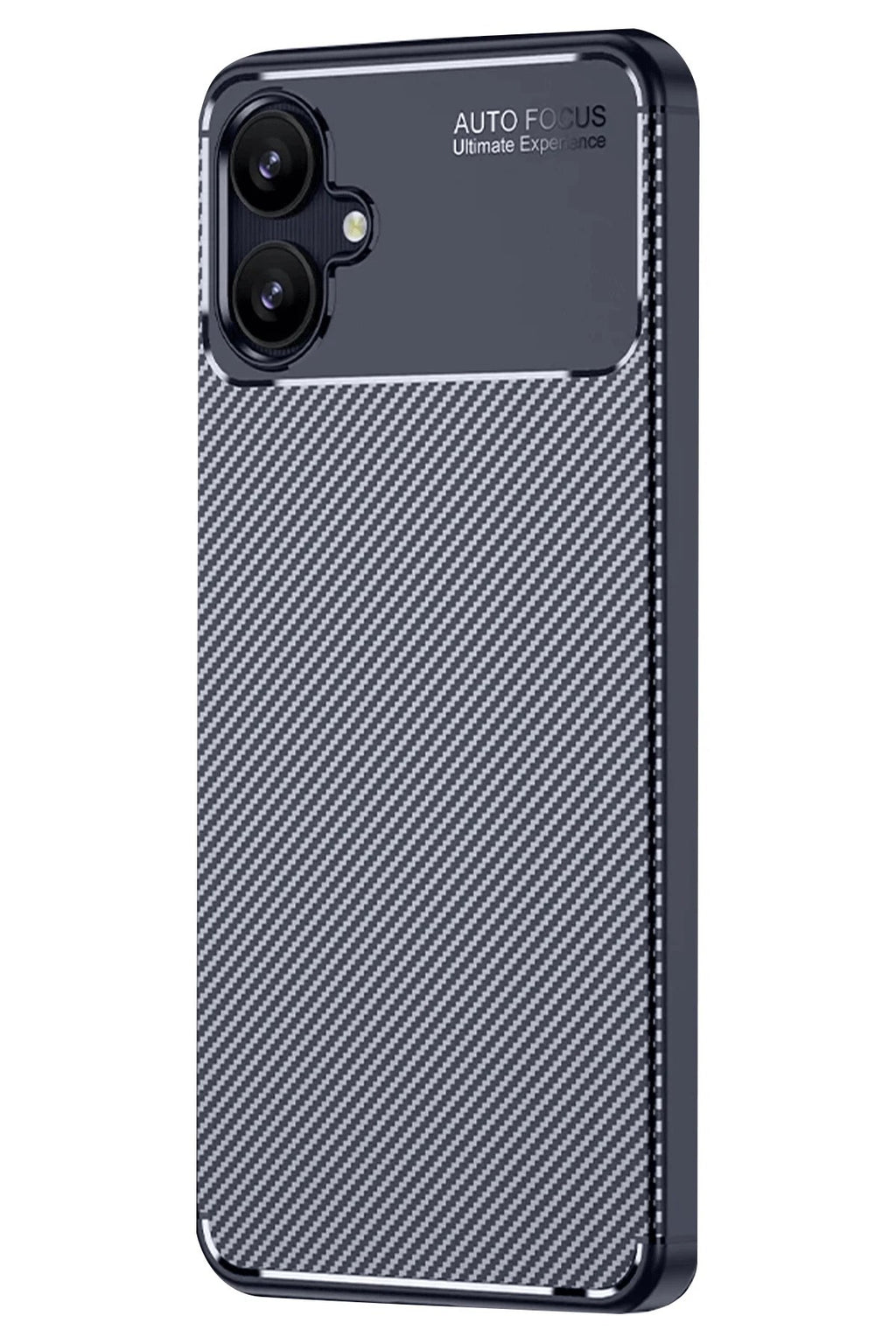 Mey İthalat® Samsung Galaxy A06 Kılıf Auto Focus Karbon Kapak - Lacivert
