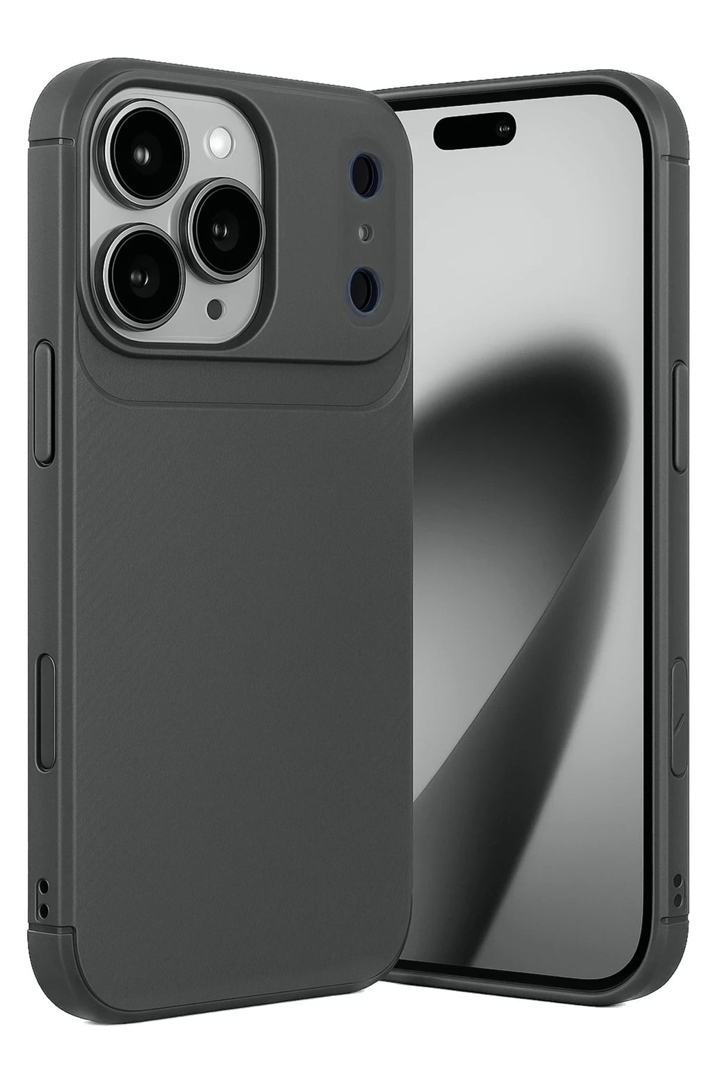 Mey İthalat® iPhone 17 Pro Auto Focus Karbon Kapak - Gri