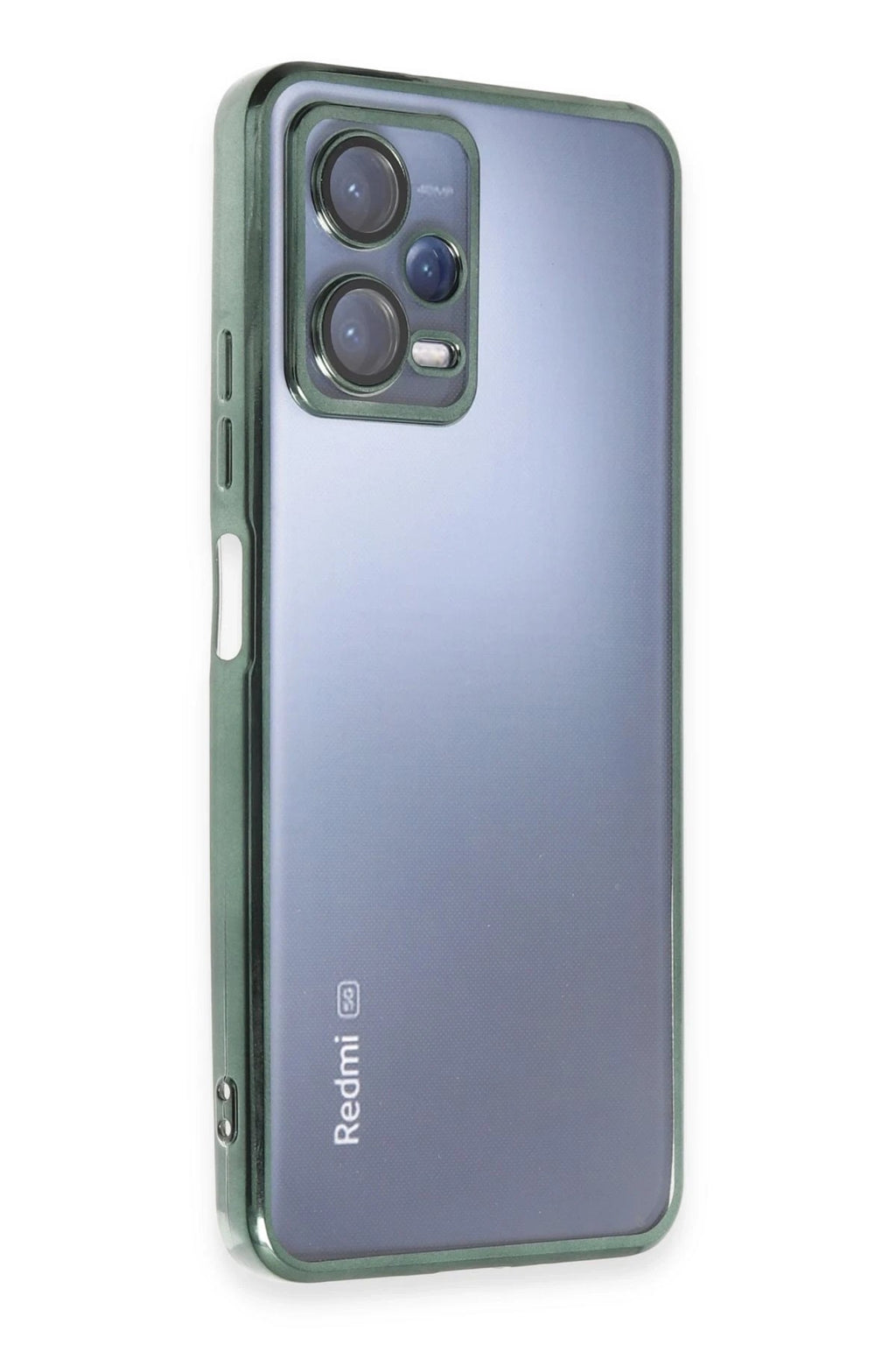 Mey İthalat® Redmi Note 12 5G Kılıf Lensli Silikon - Yeşil
