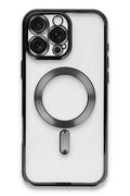 Mey İthalat® iPhone 16 Pro Kılıf Kross Magneticsafe Kapak - Siyah