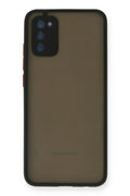 Mey İthalat® Samsung Galaxy A02S Kılıf Montreal Silikon Kapak - Siyah