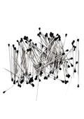 Minelli İğne Kutulu Siyah Başlı 100'lü