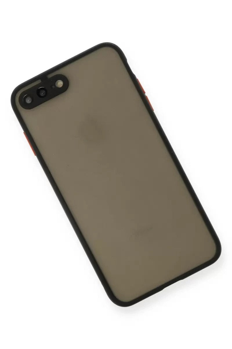 Mey İthalat® iPhone 7 Plus Kılıf Montreal Silikon Kapak - Siyah