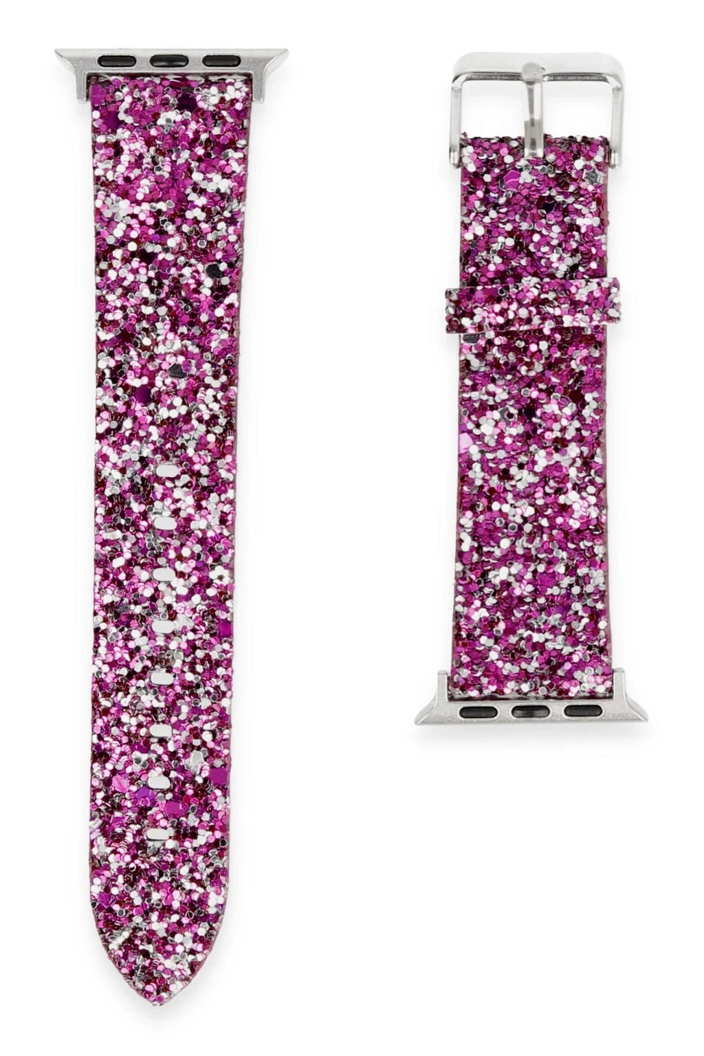 Mey İthalat® Watch 38mm Starry Taşlı Kordon - Derin Mor