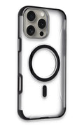 Mey İthalat® iPhone 14 Pro Max Hilton Magsafe Kapak - Siyah