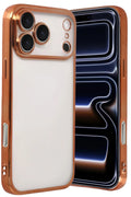 Mey İthalat® iPhone 17 Pro Max Lensli Silikon - Turuncu
