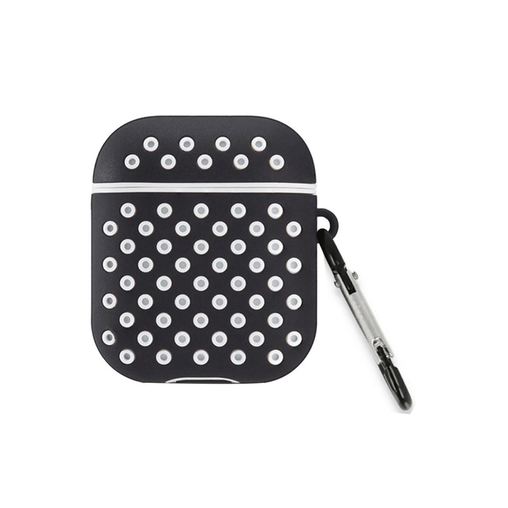 Mey İthalat® Airpods 2 (2.nesil) Spor Delikli Kılıf - Siyah-Beyaz