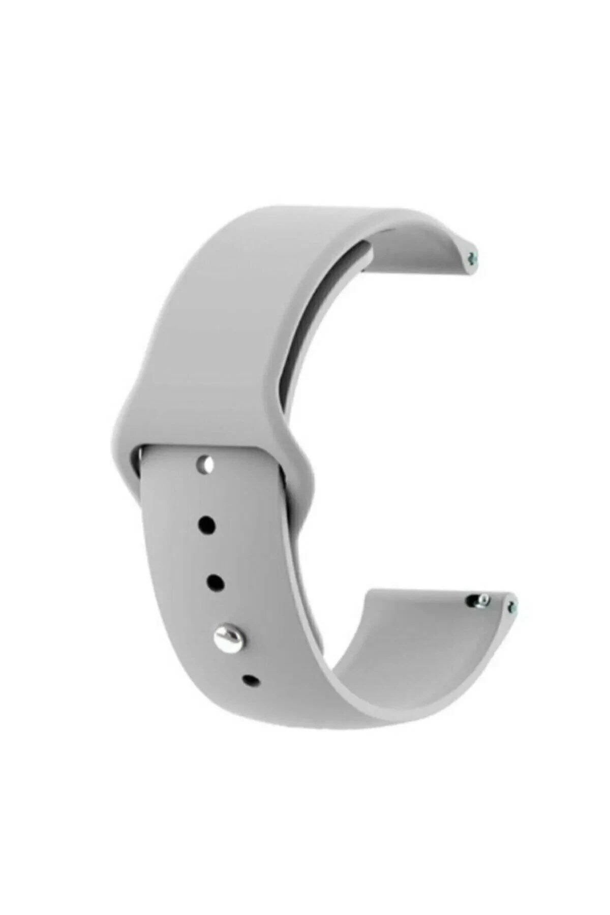 Mey İthalat® Huawei GT4 41mm 18mm Klasik Kordon - Açık Gri
