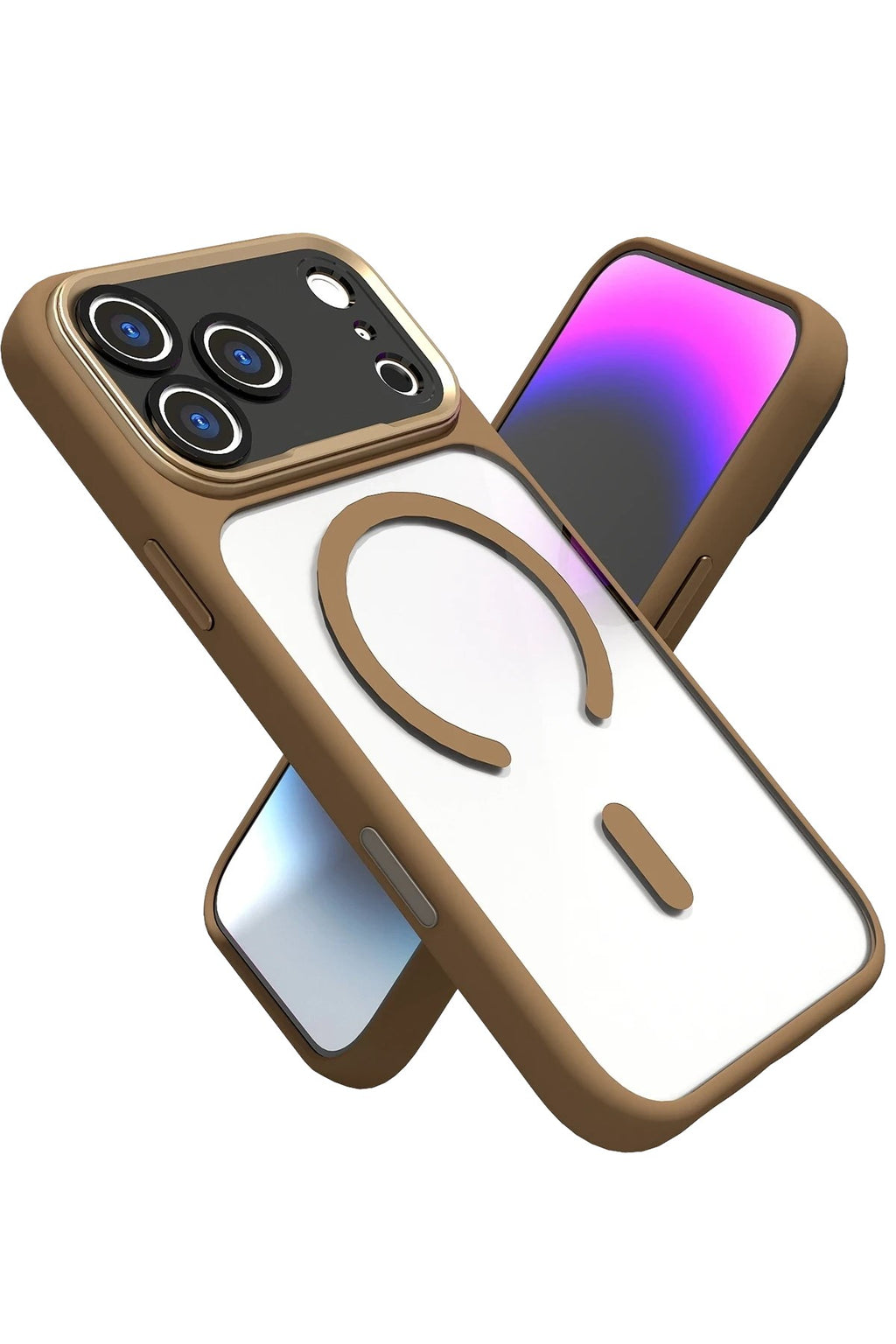 Mey İthalat® iPhone 17 Pro Hazar Magsafe Kapak - Gold