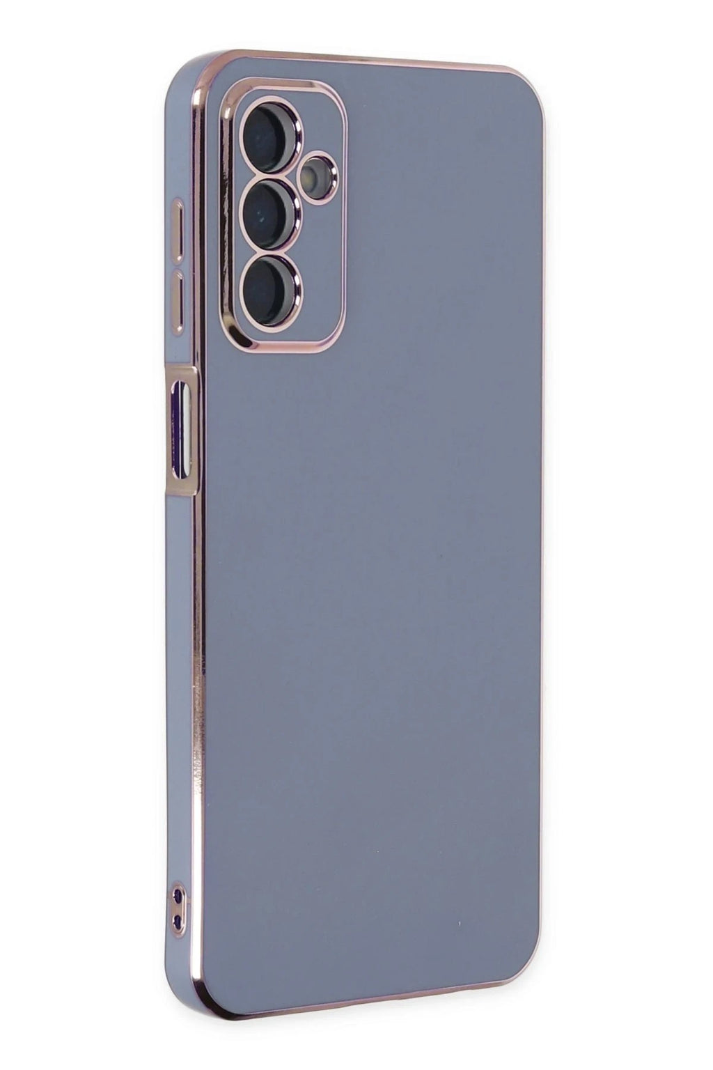 Mey İthalat® Samsung Galaxy M23 Kılıf Volet Silikon - Mavi