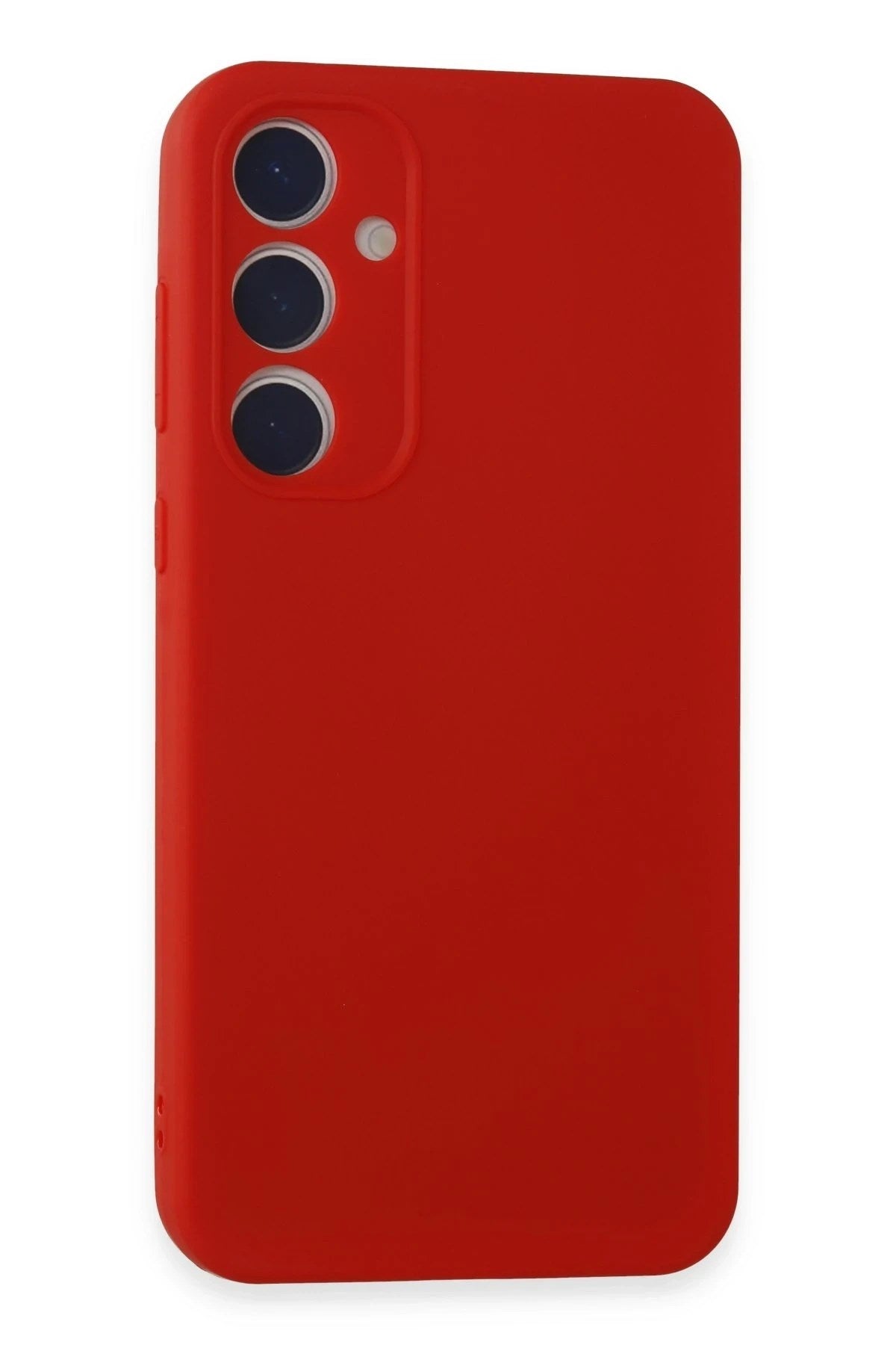 Mey İthalat® Samsung Galaxy A15 4G Kılıf First Silikon - Kırmızı