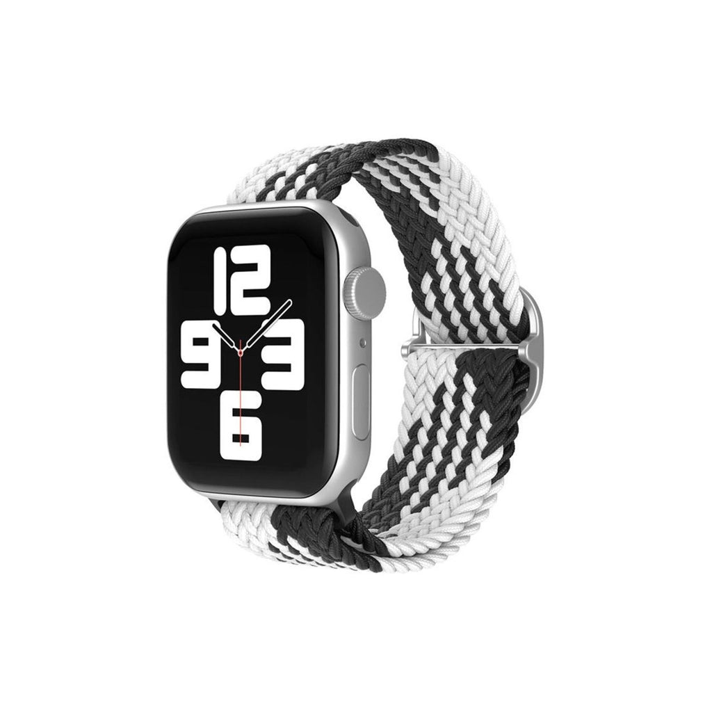 Mey İthalat® Watch 38mm Star Kordon - Siyah-Beyaz