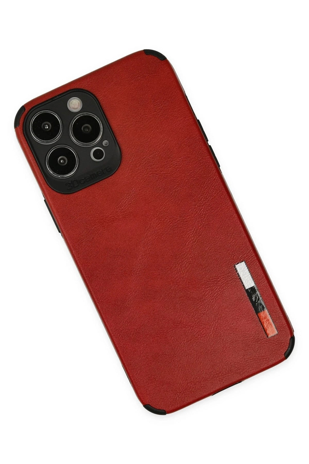 Mey İthalat® iPhone 13 Pro Max Kılıf Loop Deri Silikon - Kırmızı