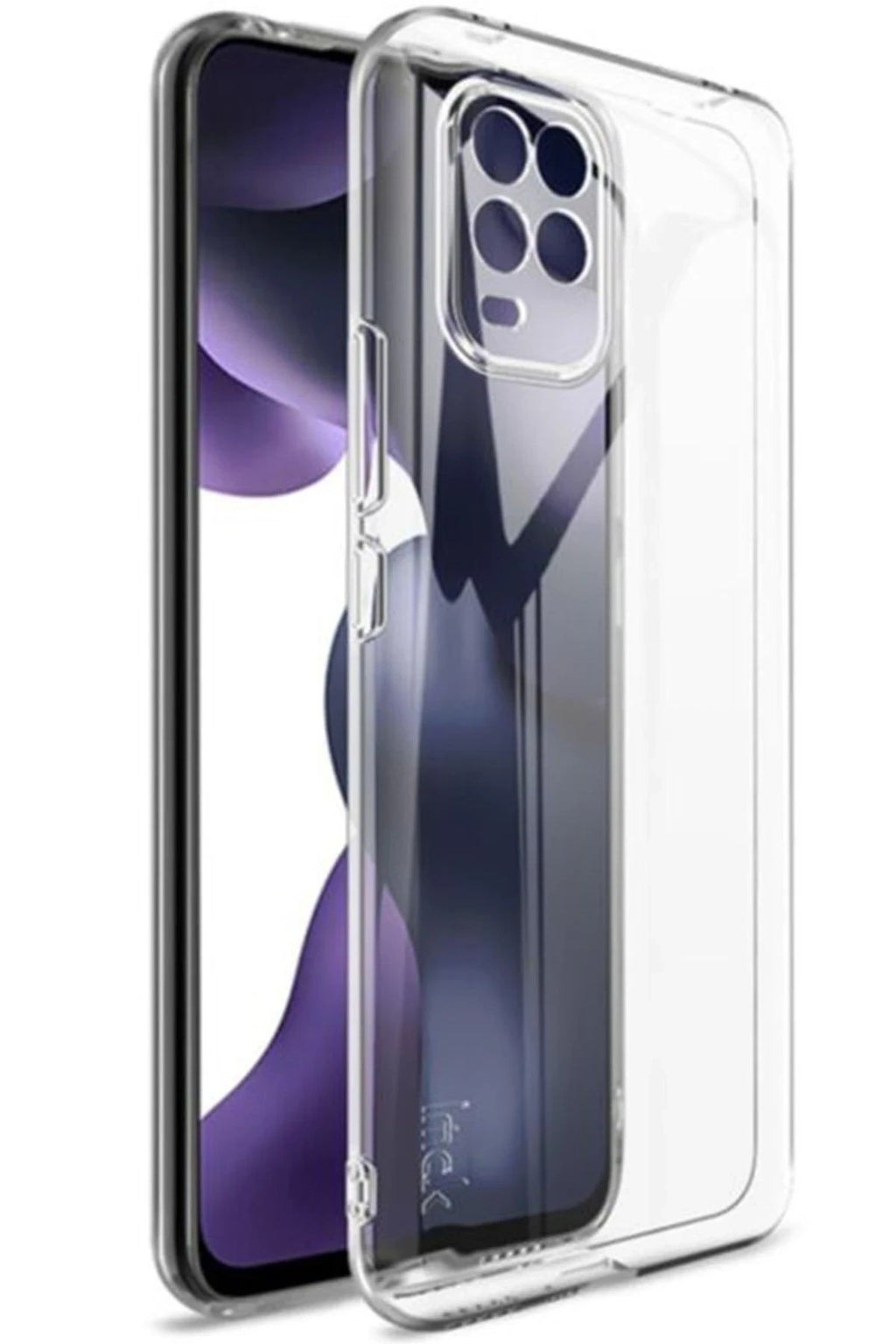 Mey İthalat® Mi 10 Lite Kılıf Lüx Şeffaf Silikon - Şeffaf
