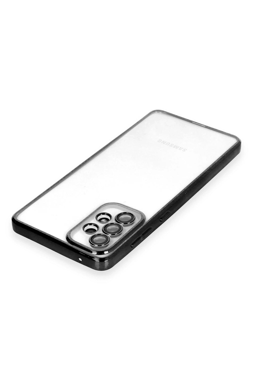 Mey İthalat® Samsung Galaxy A53 5G Kılıf Lensli Silikon - Siyah