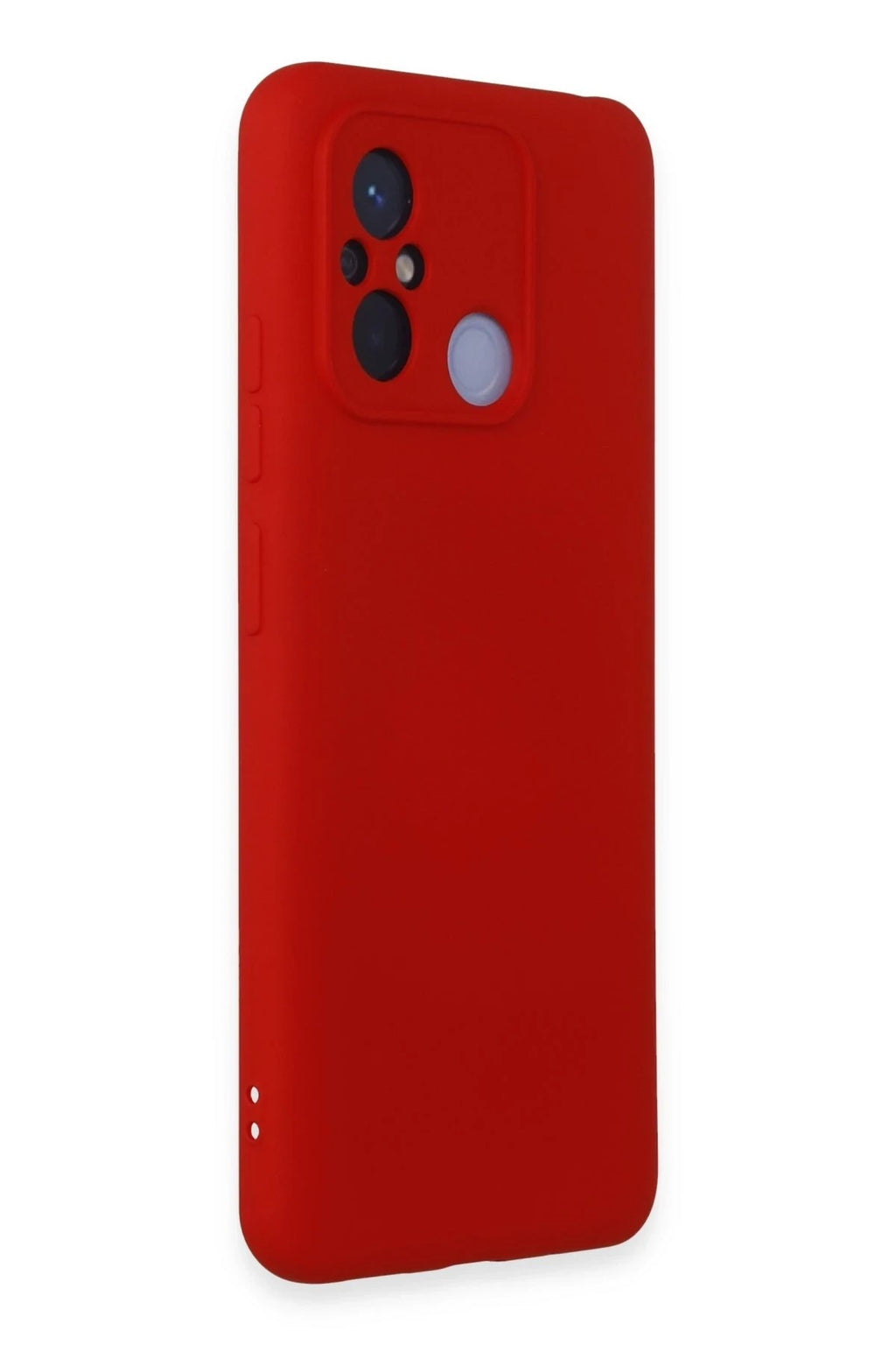 Mey İthalat® Redmi 12C Kılıf Nano içi Kadife Silikon - Kırmızı