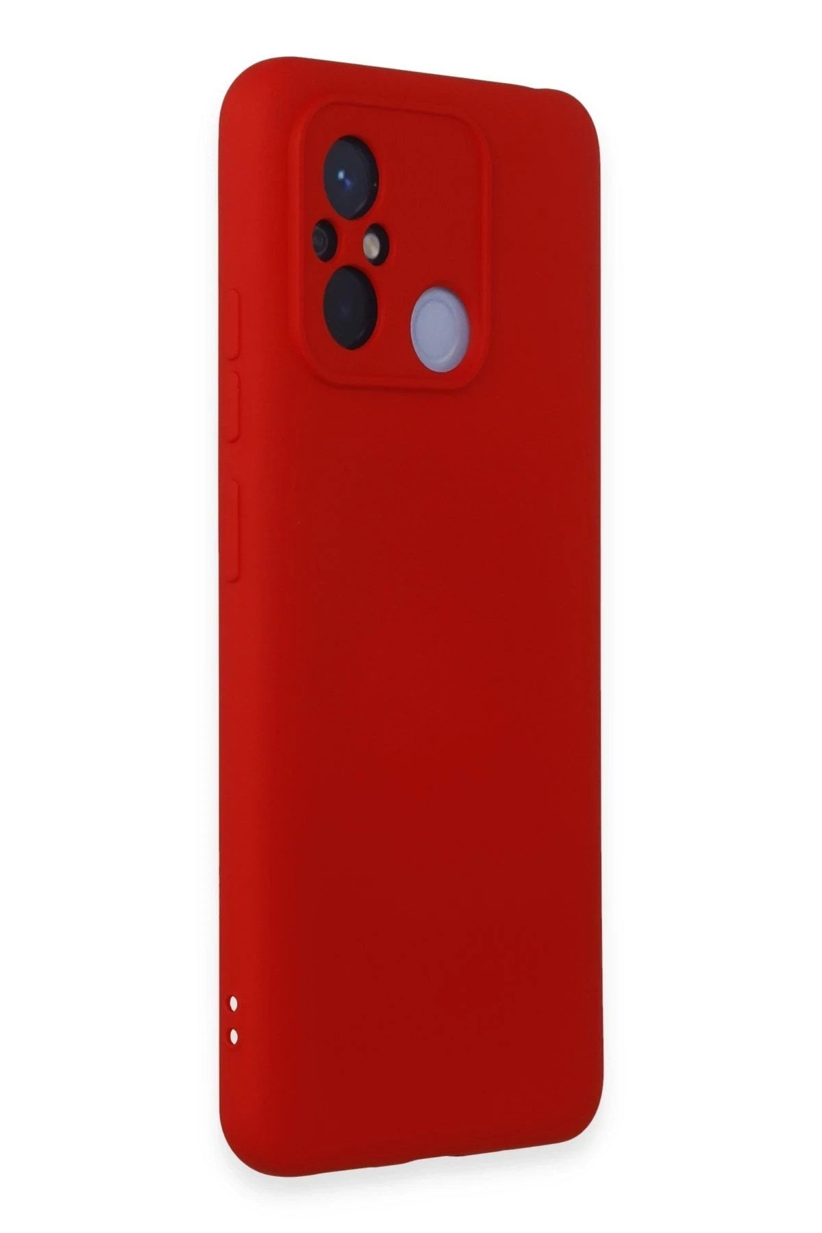 Mey İthalat® Redmi 12C Kılıf Nano içi Kadife Silikon - Kırmızı