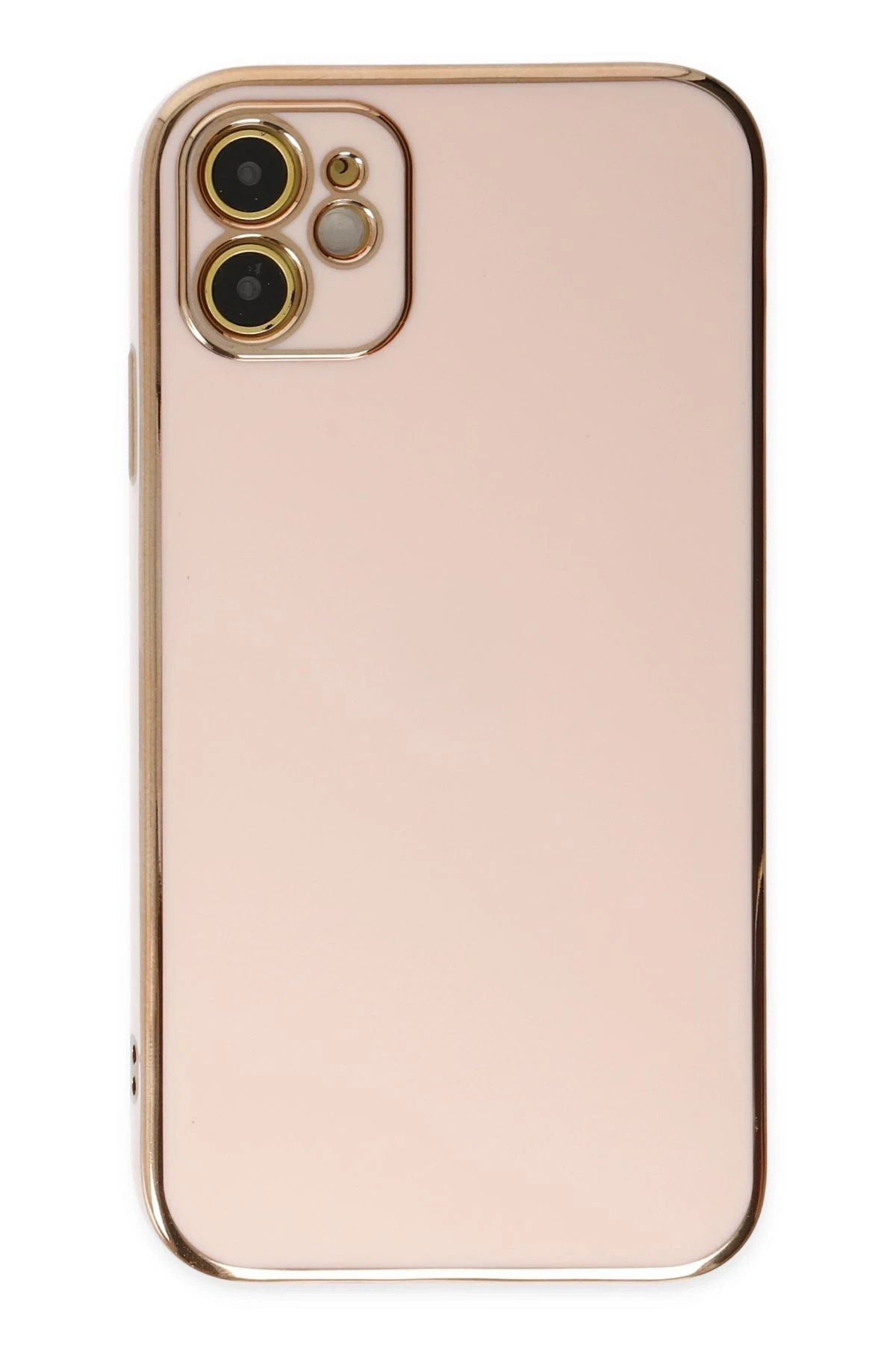 Mey İthalat® iPhone 12 Kılıf Volet Silikon - Pembe