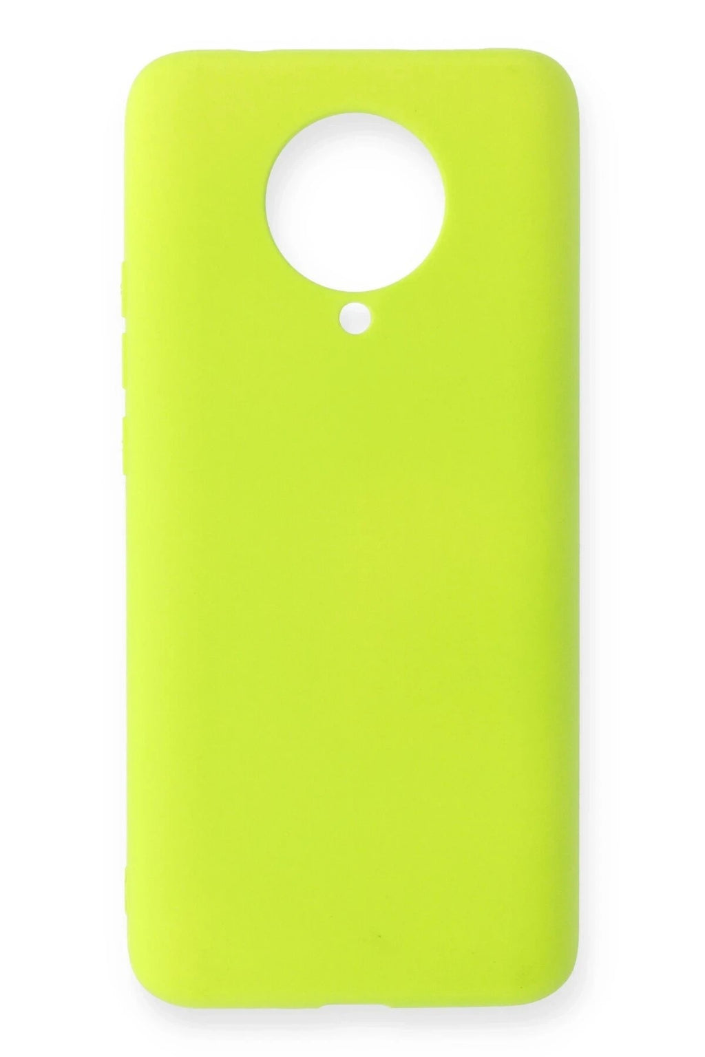 Mey İthalat® Redmi K30 Pro Kılıf Nano içi Kadife Silikon - Sarı