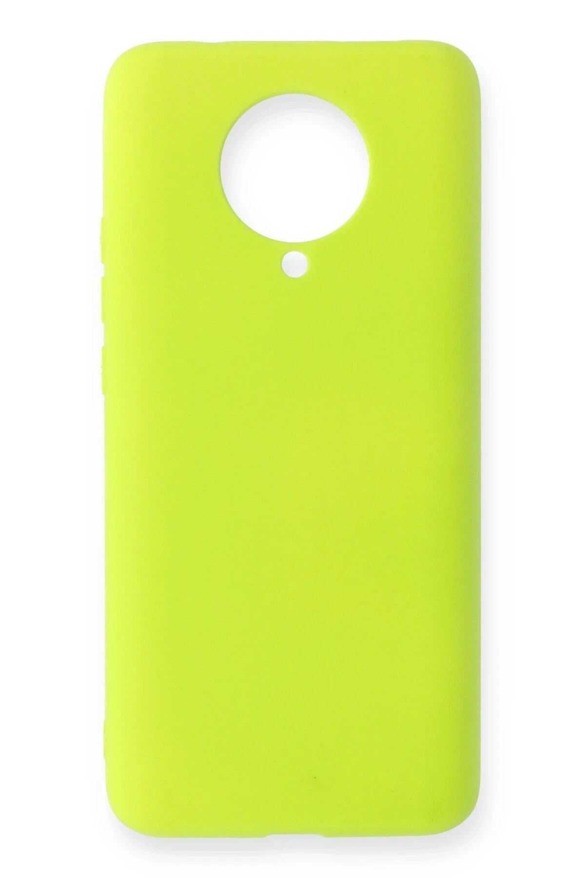 Mey İthalat® Redmi K30 Pro Kılıf Nano içi Kadife Silikon - Sarı
