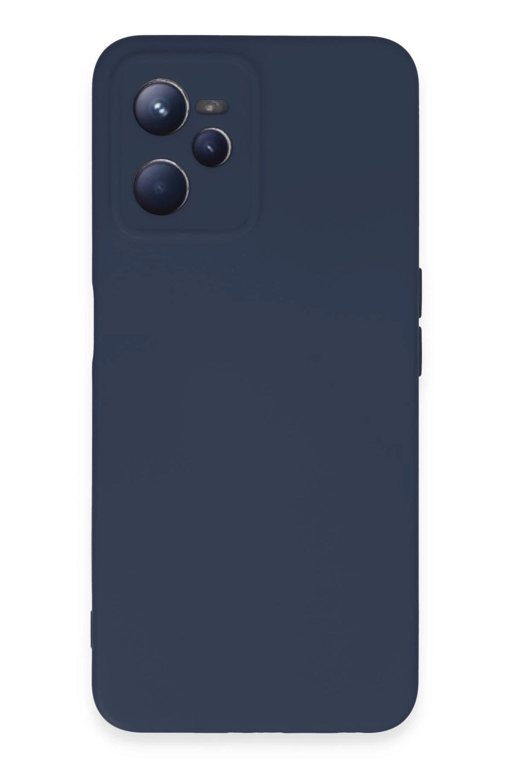 Mey İthalat® Realme C35 Kılıf Nano içi Kadife Silikon - Lacivert