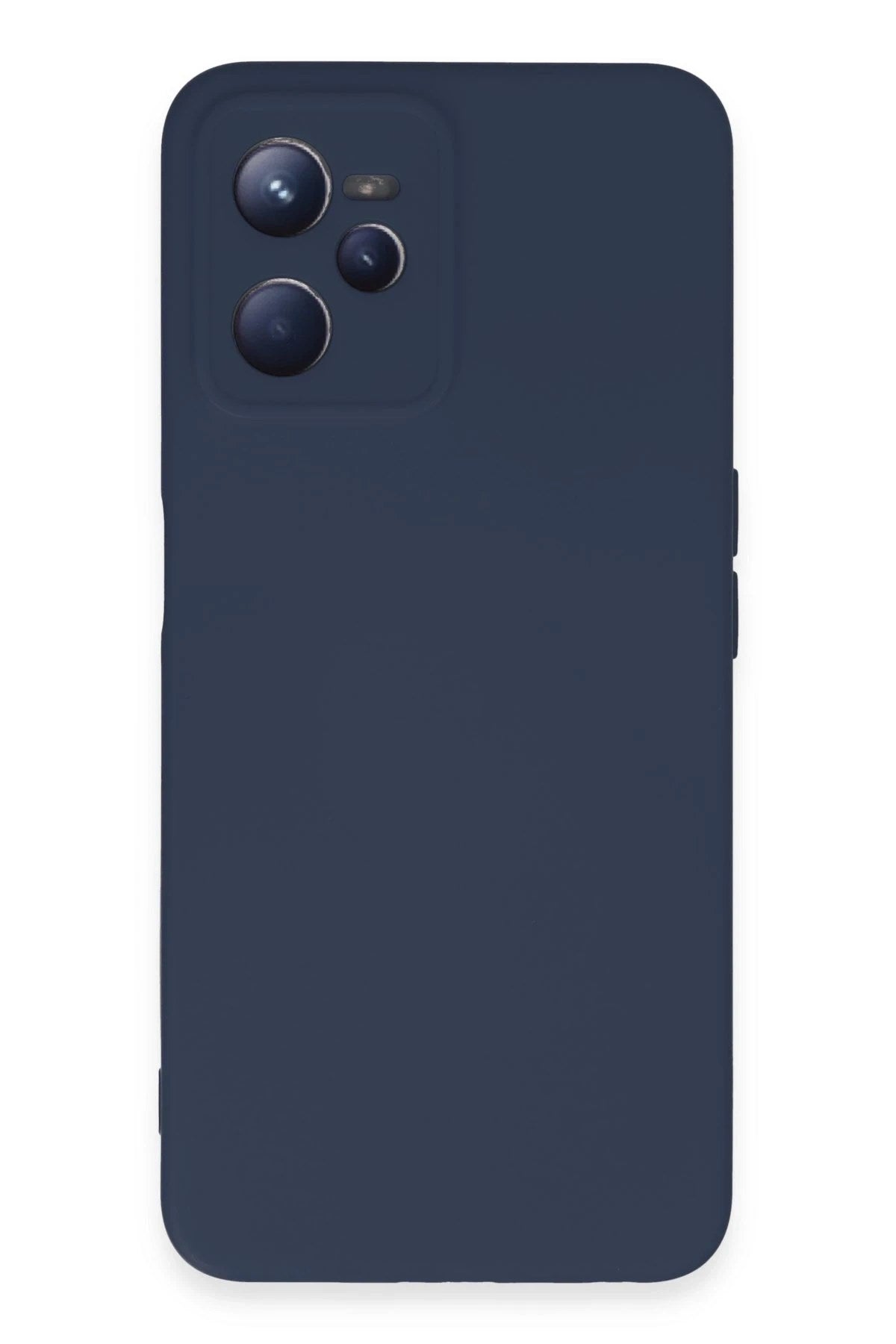 Mey İthalat® Realme C35 Kılıf Nano içi Kadife Silikon - Lacivert