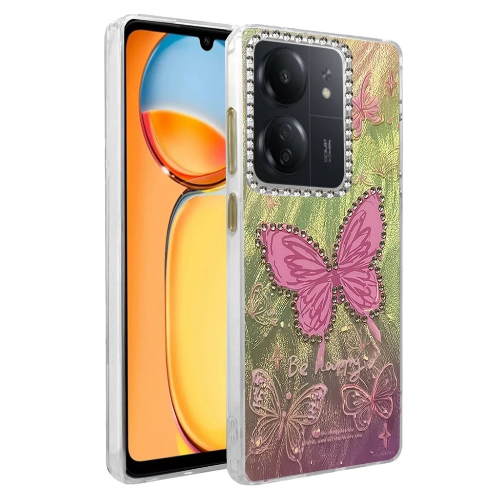 Mey İthalat® Redmi 13C Kılıf Blade Aynalı Desenli Kapak - Desen 5