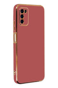 Mey İthalat® Samsung Galaxy A03S Kılıf Volet Silikon - Kırmızı
