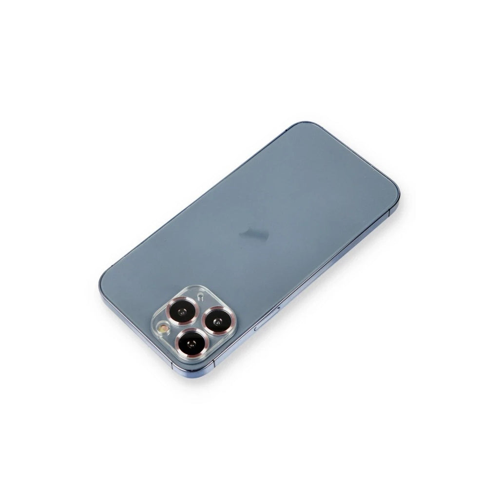 Mey İthalat® iPhone 11 Pro Max Metal Kamera Lens Koruma Cam - Mor