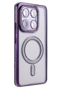 Mey İthalat® Mi 15T Pro Joke Simli Magneticsafe Kılıf - Derin Mor