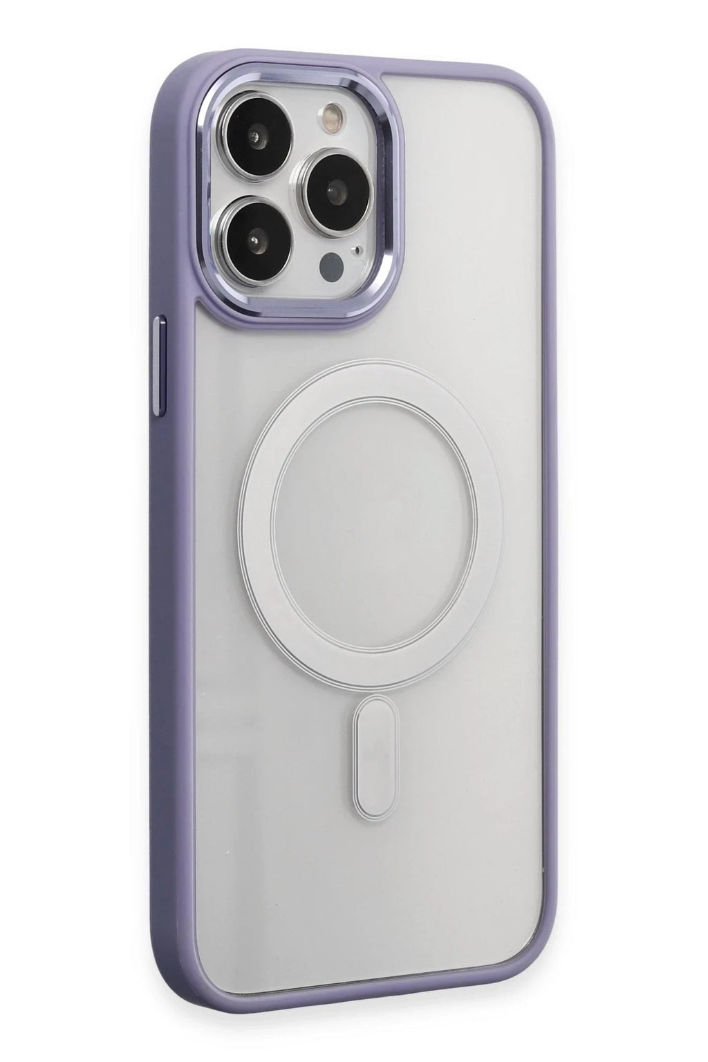 Mey İthalat® iPhone 15 Pro Max Kılıf Room Magneticsafe Silikon - Lila