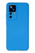 Mey İthalat® Mi 12T Pro Kılıf Nano içi Kadife Silikon - Mavi